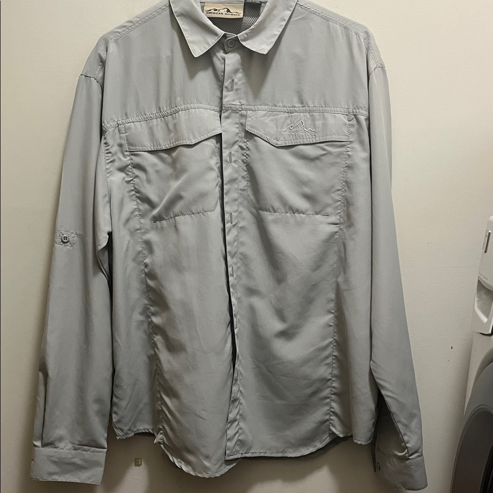 Men's Light Gray Hiking Shirt
